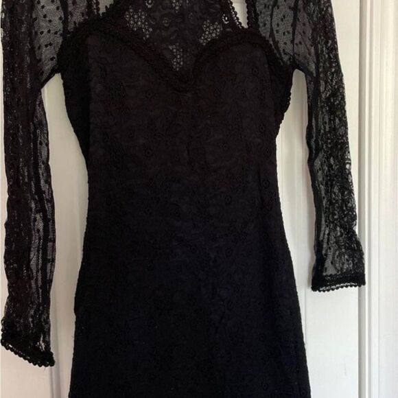 Beautiful sexy Free people stretch lace body con dress size XS - Picture 10 of 10
